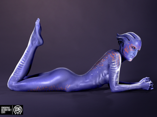 Illustration for article titled The Lovely (And Manly) Pin-Ups Of Mass Effect 2
